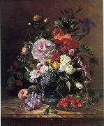 Floral, beautiful classical still life of flowers 06 unknow artist
